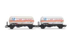 Jouef HJ6287 - H0 - 2-tlg. Set Gaskesselwagen Air Liquide, SNCF, Ep. IV